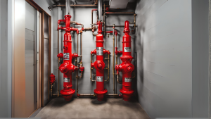 tekanan pompa hydrant dalam sistem pemadam kebakaran gedung